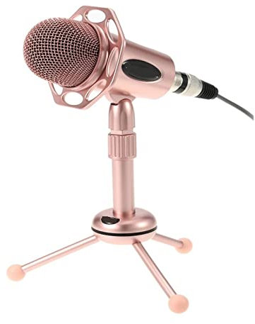 Msuiiixcccc Condensador Microphone with Stand,for Pc Laptop Gaming.Meeting