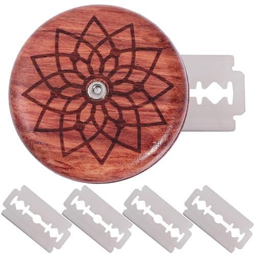 GIUSOBG Lama Pane, Coltello da panettiere per pane con 15 lama a rasoio, Taglierina per Pane, Pasta di Punteggio Tagliando, strumento di taglio per tagliare il pane (Rosa)