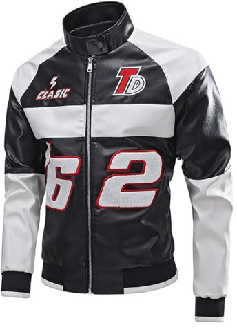 Celanisai Veste de moto d'aviateur pour homme - Imperméable - Coupe-vent - Avec protections - Pour scooter, motard, touring, loisirs, western - Veste demi-saison, O Noir., XL
