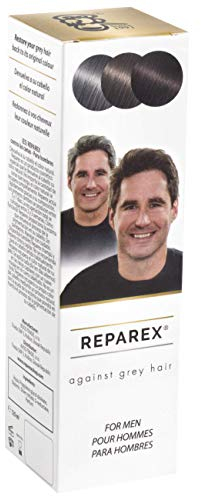 REPAREX Contro i Capelli Grigi per Uomo - Radici Grigie Naturali e Trattamento dei Capelli - Meglio di Shampoo o Tinture per Capelli - Non più Colorazione dei Capelli Bianchi - 125ml