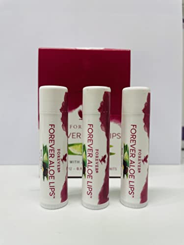 Forever Living FLP Aloe Vera Lips Lip Balm - Set of 3