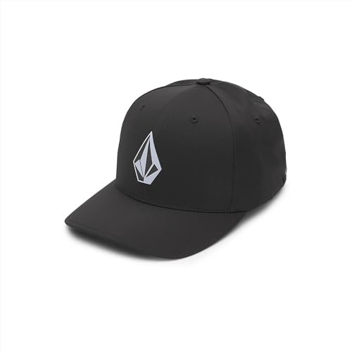 Volcom Herren Stone Tech Delta Water Resistant Hat Baseballkappe, Schwarz-Neu, SMALL
