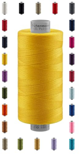 Nähmit - Gütermann PERMA -120 Nähgarn + GRATIS FARBKARTE 120er 1000m Rolle Polyester Nähmaschinengarn für Haushalts & Industrie Nähmaschine Qualitäts Nähgarn - A08-32775