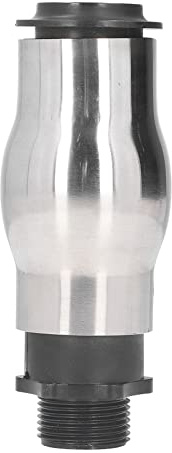 Ugello per Fontana in Acciaio Inossidabile 304, Getto di Schiuma D'acqua di Medie Dimensioni per Laghetto da Giardino con Filettatura Maschio G1 per Paesaggi Acquatici, Paesaggi
