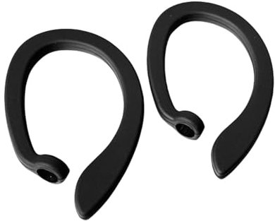 Axvxby 1 paire de crochets d'oreille anti-perte pour casque Bluetooth, adaptés pour Airpods, écouteurs Apple, accessoires de sport anti-perte, crochets d'oreille en silicone, ferreux