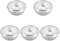 BESPORTBLE 5St wandmontierte Temperaturanzeige Barometer mit Zifferblatt wandmontiertes Aneroidbarometer büroradio bürolocher Indoor-Barometer Gartenbarometer Aluminium-Magnesium-Legierung