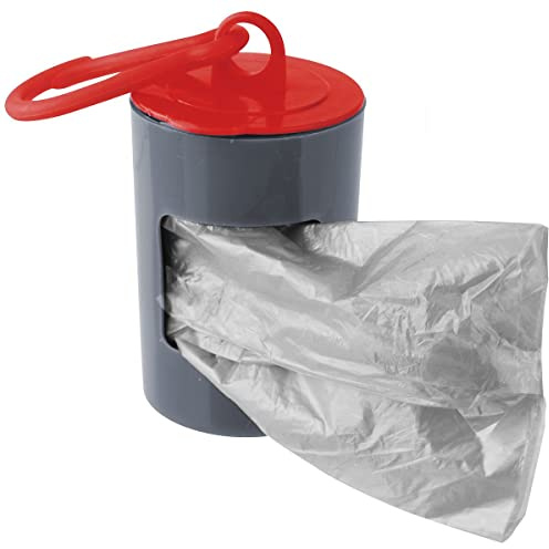 Fackelmann Our Pets Set de Higiene para Perros, Kit Completo para la Limpieza Canina Durante Paseos, Incluye Dispensador y Bolsas, Fácil de Llevar