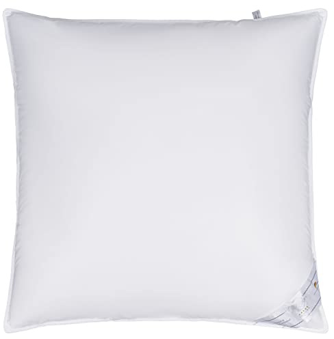 MOON Luxury, cuscino interno a 3 camere, ca. 80 x 80 cm, 800 g, 90% piumino e 10% piume con pass da sogno (fisso)