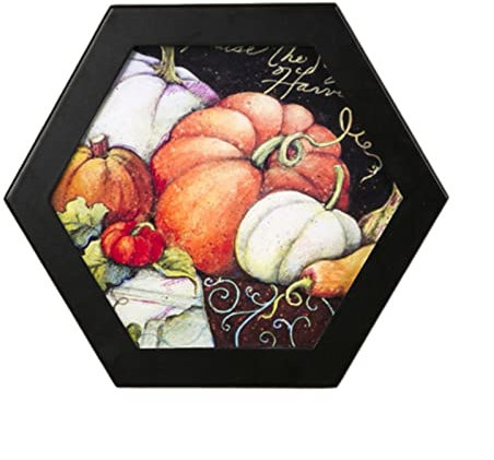 Marco de la Foto Marco de Fotos Hexagon Marco montado en la Pared Marco de Imagen Familiar TELEVISOR Foto de Cuadro de decoración de Fondo Marco de Chapa de Madera (Color : Black, Size : 10 Inch)