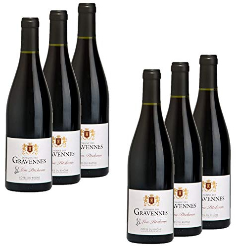 Lot 6x Lou Pitchoun - Rouge 75cl - VALLEE DU RHONE - Côtes du Rhône - Agriculture Biologique