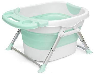 MaGILL Babybadewannen für Kleinkinder, zusammenklappbarer Badeeimer für Kinder, multifunktionale Badewanne aus Aluminiumlegierung, große Badewanne im Wachstumsstadium von 0 bis 15 Jahren