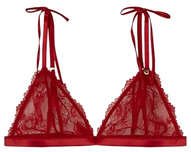 Women'secret Sujetador Triangular La Vecina Rubia Navidad Lace