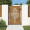 Somanki Garden Gate 105x155 cm Corten Steel Tree Design, Garden Fencing, Fence Panels, Gates For Garden, Fencing For Dogs, Outdoor Gate - 153163