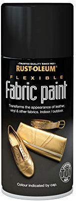 Rust-Oleum 150ml Flexible Fabric Spray Paint - Black