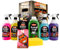 CarPlan Demon Kit d’Entretien Auto 7 Pièces – Shampooing Voiture, Nettoyant Jantes, Nettoyant Intérieur, Lustrant Pneus, Spray Brillance, Éponge et Désodorisant Voiture