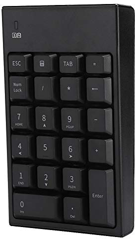 Zunate Pavés Numériques sans Fil, Pavé Numérique à 22 Touches Pavé Numérique Portable 2.4G Numéro de Comptabilité Financière Clavier Extensions D'ordinateur Portable Clavier, pour PC