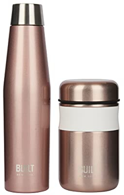 BUILT KitchenCraft Juego de Bandejas y Moldes para Horno de Acero al Carbono 4 Unidades