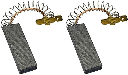 Kohlebürsten, 2er-Pack 36 mm x 12,5 mm Kohlebuchsen-Reparaturteil, elektrische Waschmaschinenmotor-Werkzeugteile, Kohlebürsten für den Austausch von Elektromotoren
