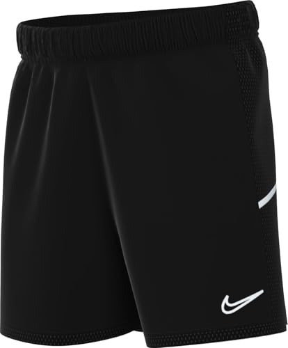Nike Academy 25 Short De Foot Dri-Fit pour Ado, Black/Black/White, FZ9784-010, XL