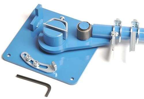Handbiegemaschine Biegemaschine für Eisenstangen Biegegerät 6-16 mm Blau +GRATIS