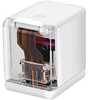 Bärbar färgmatskrivare Liten Mini Smart Wireless Wifi Etikettutskrift Kakor Rostat bröd Kaffe Frukost Logotyptillverkning Brett tryckmaterial