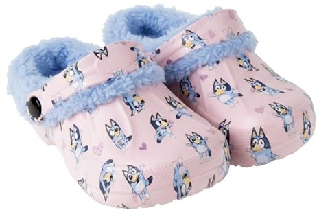 Zapatillas de Casa Zueco Borreguillo Bluey licencia oficial | Pantuflas Bluey cómodas, suaves y antideslizantes