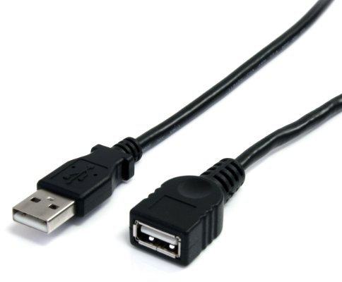 StarTech.com 10 ft Black USB 2.0 Extension Cable A to A - M/F