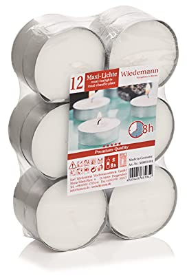 wiede Uomo Flat Pack lumini Maxi, Cera, Bianco, 1.9 x 5.7 cm