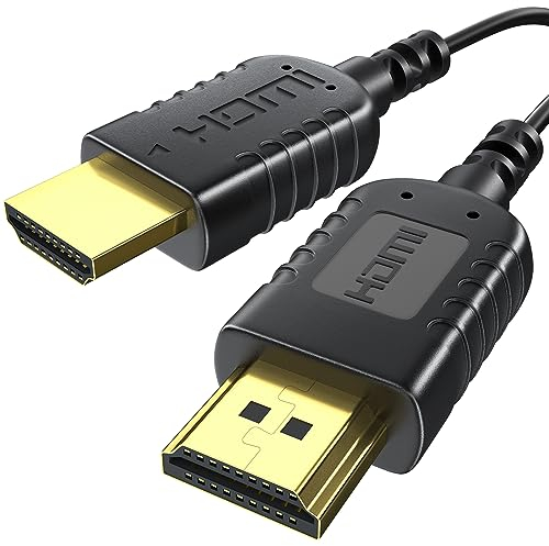 Câble HDMI 2.1 8K Ultra HDTV, Cable HDMI 48 Gbps Supporte 3D eARC HDR Dynamique 10 Dolby Vision HDCP 2.2 2.3, HDMI Câble pour Xbox X/S,PS4,PS5,Soundbar,Apple TV,Blu-ray Player,Computer,1.5M