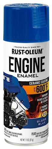 Rust-Oleum 363574 Engine Enamel Spray Paint, 11 oz, Gloss Blue