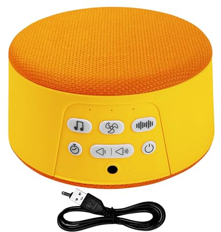 Ljudmaskin | Vit ljudmaskin för att, uppladdningsbar napp automatisk avstängningstimer, elektroniska prylar för vuxna, barn, baby, meditation, resor, hotell, lägenhet