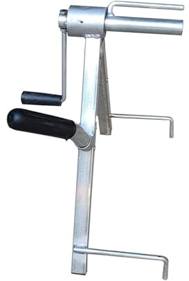 Carrete de manguera de agua, acero inoxidable, plegable, con manivela, duradero, carrete de almacenamiento para riego agrícola y lucha contra incendios para jardín, granja, uso de organización de