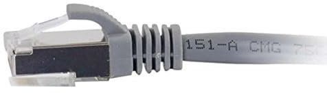C2G Cat6a Booted Shielded (STP) Network Patch Cable - Patch cable - RJ-45 (M) to RJ-45 (M) - 10 m - STP - CAT 6a - molded, snagless, stranded - grey