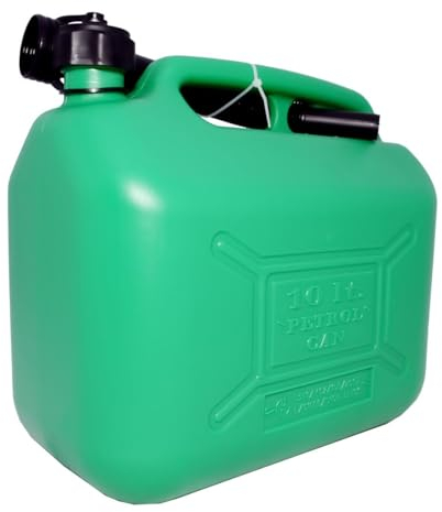 Hilka Tools 84809510 10L Plastic Fuel Can, Green