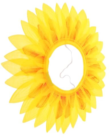 BESTonZON Entzückende Sonnenblumen-kopfbedeckung Blumen-kopfbedeckung Modisches Sonnenblumen-kostüm Für Kinder