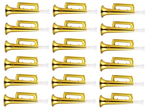 NOLITOY 18piezas Cuerno De Vítores De Plástico Trompeta para Eventos Deportivos Juguete De Trompeta para Fiestas De Cumpleaños Simulados para Hacer Ruido