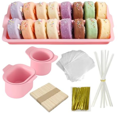 Cake Pop Utstickare Och Utmatningsverktyg Utstickare med dubbelbricka | Cake Pop-Skivform För Bakning För godis choklad bakning födelsedag desserter bröllop fest