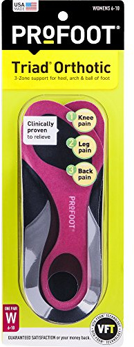 ProFoot Triad Orthotic Women's 6-10 One Pair
