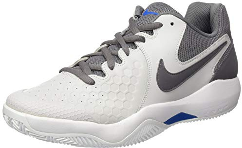 Nike Tennisschuh Air Zoom Resistance - Scarpe da Tennis Uomo, Grigio (Vast Grey/Gunsmoke-B 044), 47 EU
