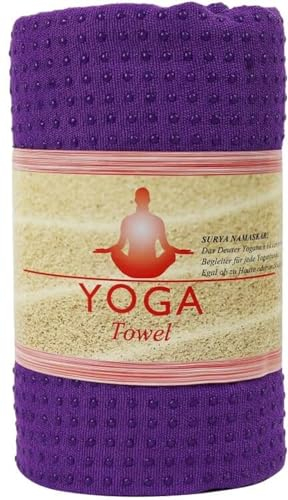 Deuser Yogatuch mit Antirutschnoppen violett VIOLETT - -