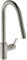 Ideal Standard - Gusto Mitigeur Robinet Cuisine, Col de cygne Look Carré, Chrome, Bec pivotant, Installation facile, Aérateur intégré, Flexibles inclus, BD411AA