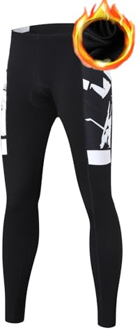 UGLY FROG Invierno Pantlones Ciclismo Hombre Relleno Acolchado Largo Pantlone Bicicleta Montaña/MTB Maillot Ciclismo Pantalón Thermal Temperatura Exterior 5-15 ° C