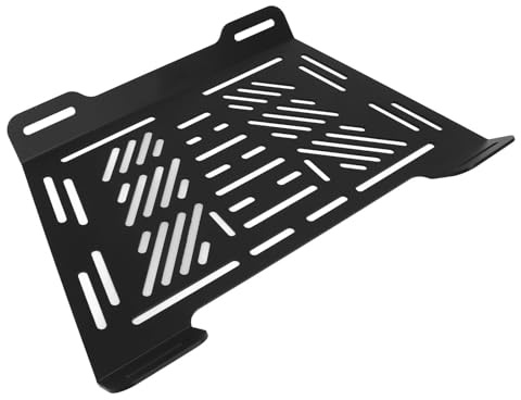 Motorcycle Rear Luggage Rack, Stainless Steel Rack Support Shelf 8KG Load Bearing Secure Installation for Motorbike
