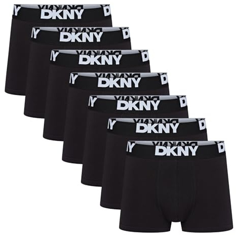DKNY Seattle Boxers Hombre Multipack | Calzoncillos Algodón Suave y Transpirable | Ropa Interior Cómoda Masculina | Boxer Moderno Ajuste Diario y Resistente