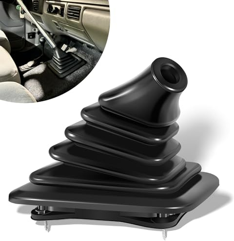 Camoo Manual Transmission Shifter Boot Compatible with 1999-2007 Ford F-250 F-350 F-450 F-550 Super Duty, ZF6 Transmission Shifter Boot, Gear Shift Lever Rubber Knob Boot, OEM Part Number F81Z7277BB