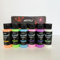 ARTFLY Glow in The Dark el juego de pintura brillante, contiene 12 colores de 60ml/2oz, con pigmentos ricos, perfecta para pintura de arte, proyectos de DIY y decolarciones festivales