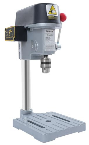 Donened - Bench Drill Press Stand, 340W Power Drilling Stand, Bench Drill Pillar Stand, max Drilling Depth 25mm, for iIron, Wood, Plastic Board, Aluminum Board