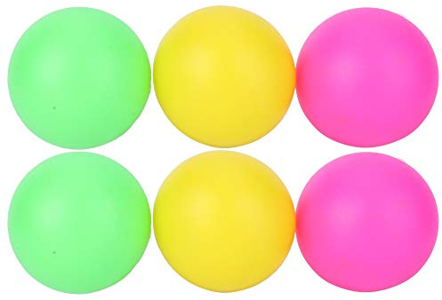 ANKROYU PVC Beach Ball Set 6PCs Hochqualität Haltbar weiche leichte farbenfrohe Spielzeugbälle für Strandschläger Accessoires Katzenspielkunst Dekoration Rot gelbblaues Grün (Rot, Gelb, grün)