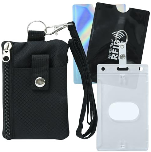 Brustbeutel Herren 13 * 8.5cm Brustbeutel mit Schutz Anti Geldbörse für Herren und Damen Geldbeutel mit RFID Tasche Weicher Kleine Brusttasche Mini Umhängetasche für Herren Damen Kreditkarten Münzen