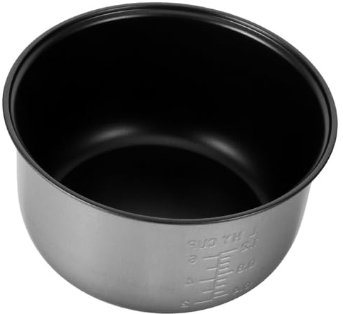 Gatuida Ciotola Interna Per Cuociriso Pentola in Lega Di Alluminio Accessorio Per Cuociriso Elettrico Utile Per Cucinare Riso e Preparare Zuppe Facil Usare Pulire